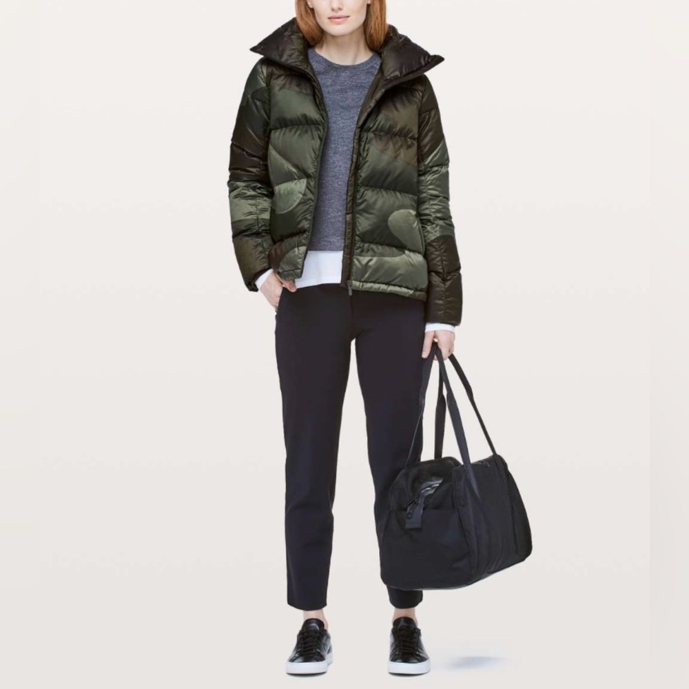 2018 Lululemon Cloudscape Puffer Jacket Coat Dark… - image 3